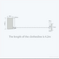 Telescopic Clothesline Clothes Drying Rope